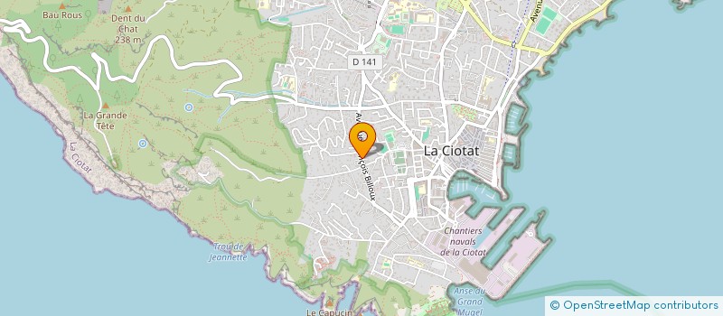 localisation de l'entreprise BARBOSA MARTIN / DUDIT  LA CIOTAT