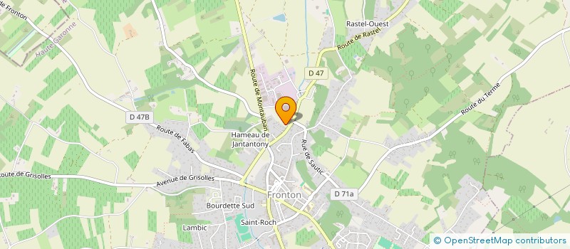 localisation de l'entreprise BARBOSA RENOVATION  FRONTON