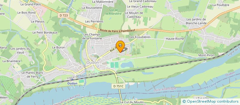 localisation de l'entreprise BARBOT  OUDON