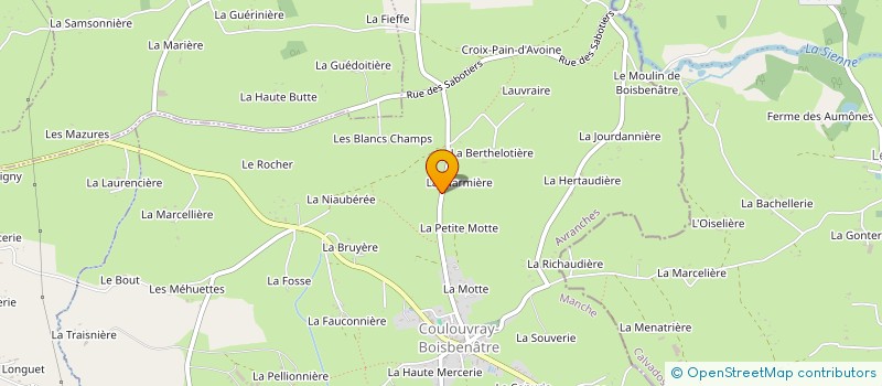 localisation de l'entreprise BARBOT  COULOUVRAY-BOISBENATRE