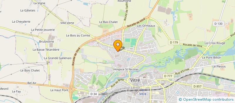 localisation de l'entreprise BARBOT DP  VITRE