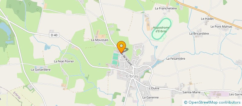 localisation de l'entreprise BARBOT FILS  ERBRAY