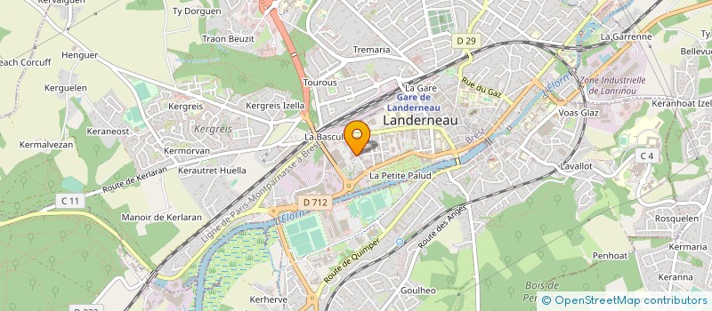 localisation de l'entreprise BARBOT VISION  LANDERNEAU