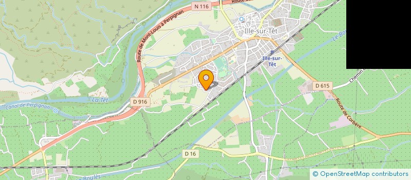 localisation de l'entreprise BARBOTEU à ILLE-SUR-TET