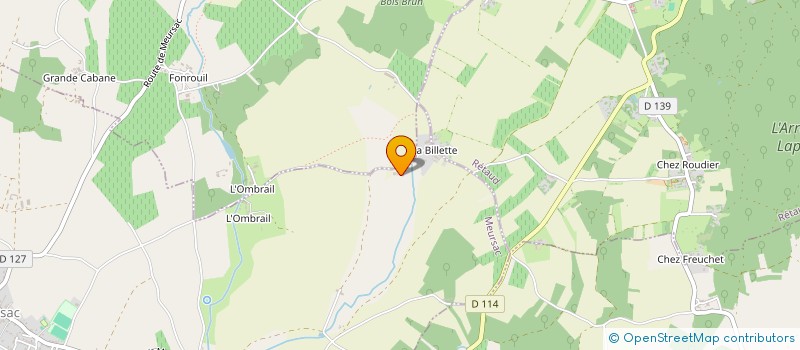 localisation de l'entreprise BARBOTIN COURTAGE à MEURSAC