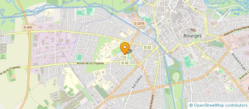 localisation de l'entreprise BARBOUILL OBERRYVAUVERT  BOURGES