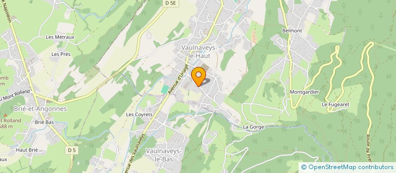 localisation de l'entreprise BARBOULTI  VAULNAVEYS-LE-HAUT