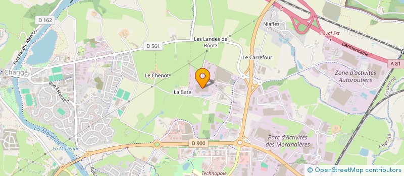 localisation de l'entreprise BARBU  CHANGE