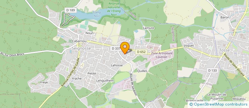 localisation de l'entreprise BARBUQUIGUEULE  SEIGNOSSE