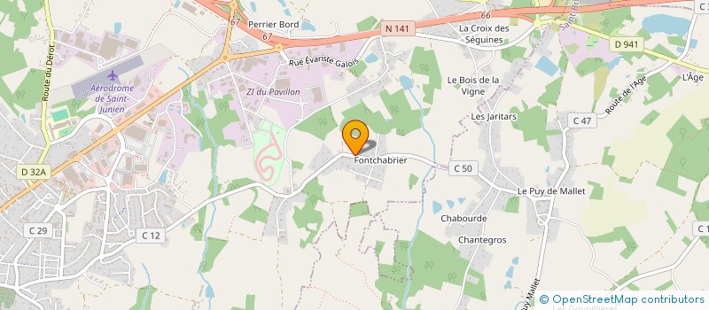 localisation de l'entreprise BARBUSSE à SAINT JUNIEN