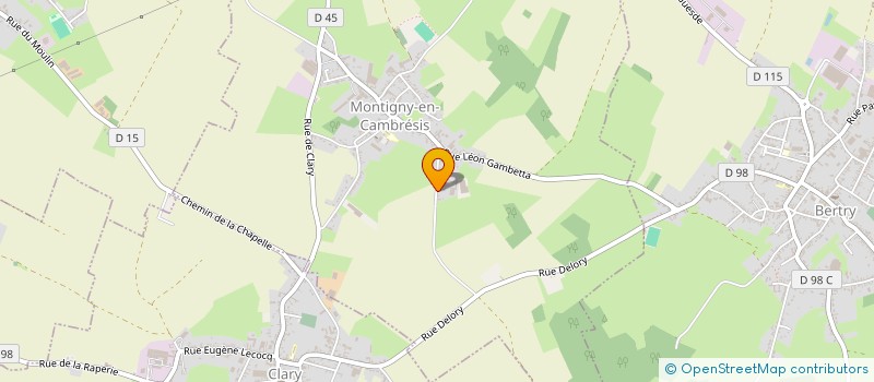 localisation de l'entreprise BARBUSSE à MONTIGNY-EN-CAMBRESIS