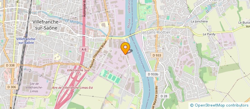 localisation de l'entreprise BARBUSSE  VILLEFRANCHE-SUR-SAONE