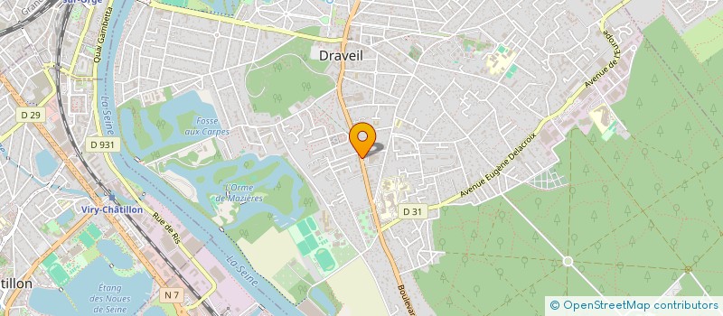 localisation de l'entreprise BARBUSSE à DRAVEIL