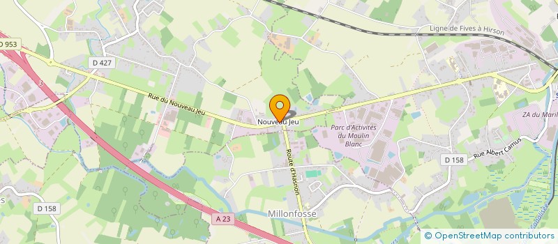 localisation de l'entreprise BARBUSSE à ROSULT
