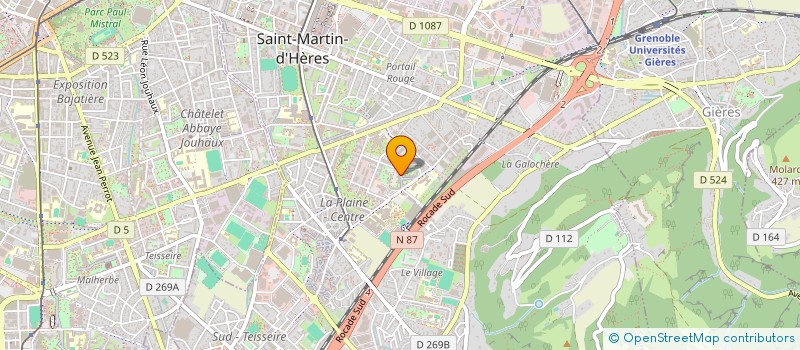 localisation de l'entreprise BARBUSSE CREW à SAINT-MARTIN-D'HERES