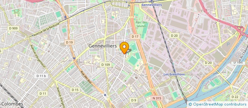 localisation de l'entreprise BARBUSSE PHONE à GENNEVILLIERS