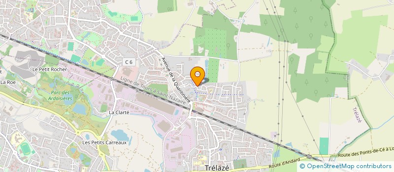 localisation de l'entreprise BARBUTI  TRELAZE