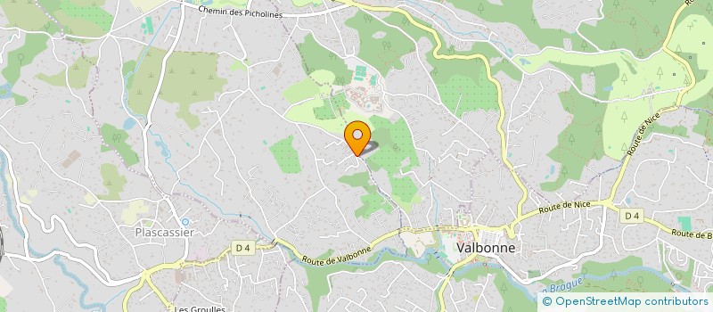 localisation de l'entreprise BARBYMO  CHATEAUNEUF-GRASSE