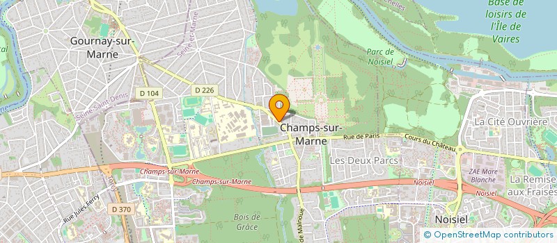 localisation de l'entreprise BARCA à CHAMPS-SUR-MARNE