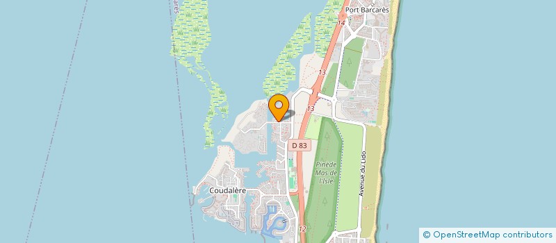 localisation de l'entreprise BARCA JETS  LE BARCARES