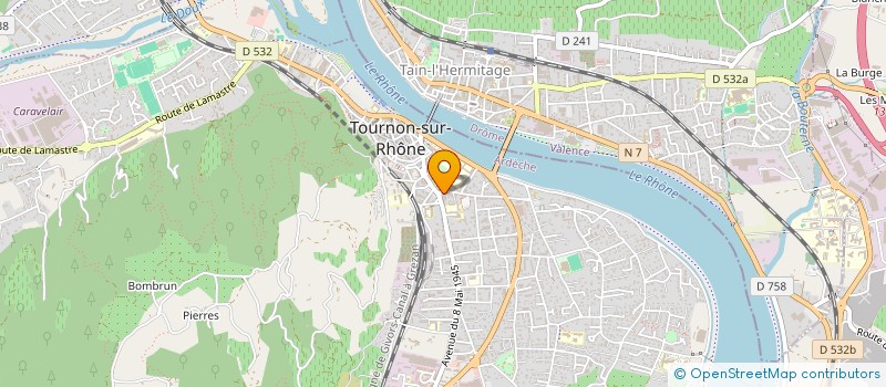 localisation de l'entreprise BARCA VA à TOURNON SUR RHONE