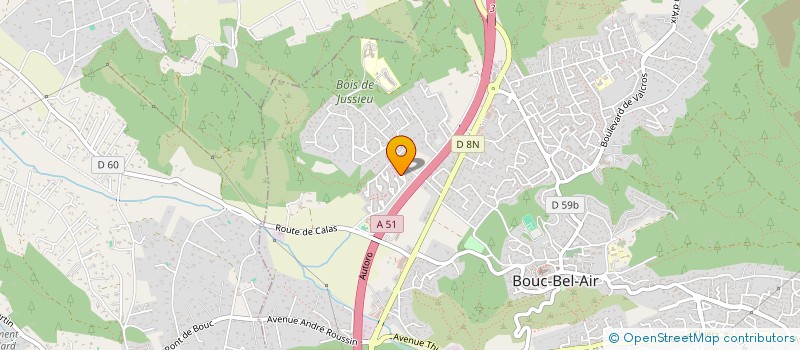 localisation de l'entreprise BARCAJ à BOUC-BEL-AIR