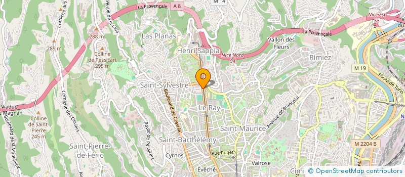localisation de l'entreprise BARCAN CRISTI BAT à NICE