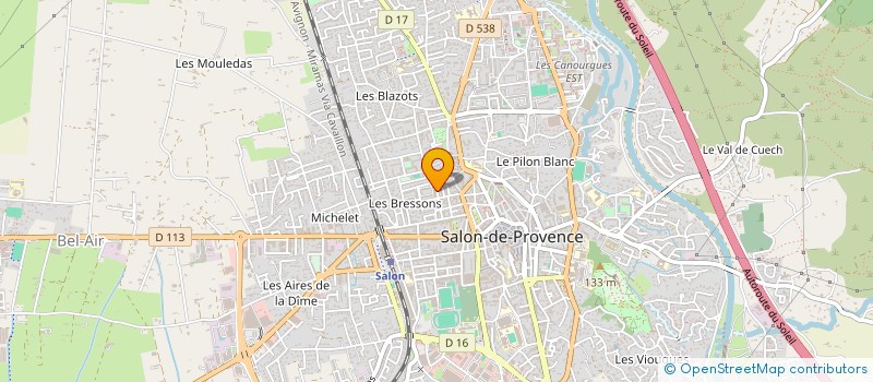 localisation de l'entreprise BARCELO FINANCES  PERTUIS