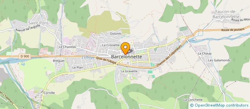 localisation de l'entreprise BARCELO'VAP à BARCELONNETTE