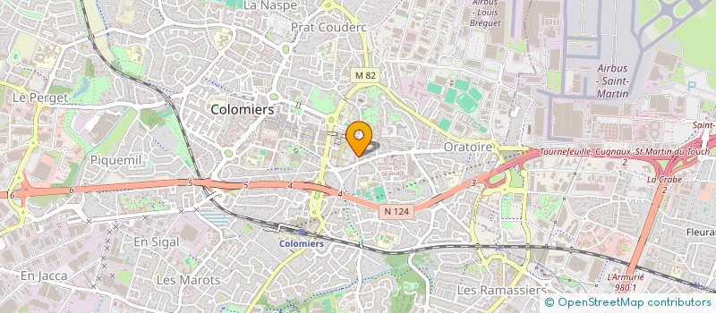 localisation de l'entreprise BARCELONE à COLOMIERS