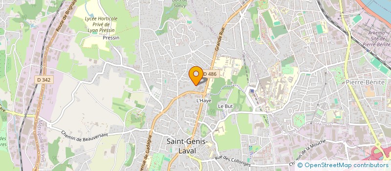 localisation de l'entreprise BARCELONE COURTAGE  SAINT-GENIS-LAVAL