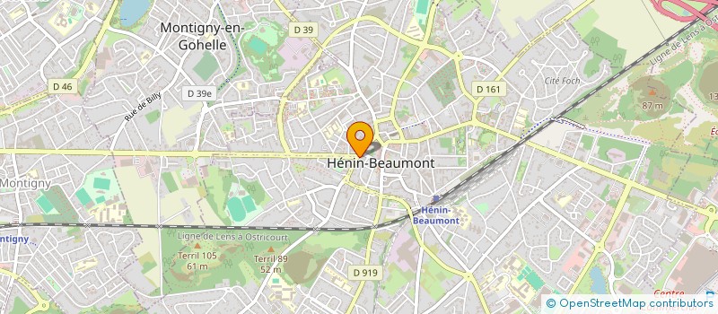 localisation de l'entreprise BARCHAD ET FILS à HENIN-BEAUMONT