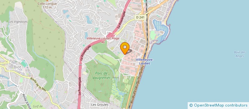 localisation de l'entreprise BARCHAND LMNP  VILLENEUVE-LOUBET