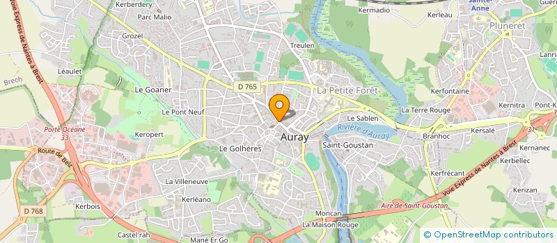 localisation de l'entreprise BARCHE à AURAY