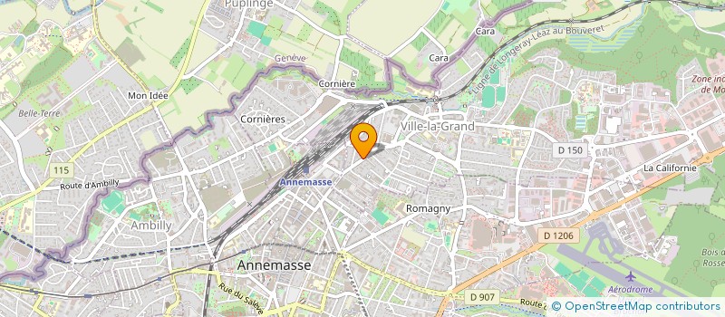 localisation de l'entreprise BARCHI & ALBERT  VILLE-LA-GRAND