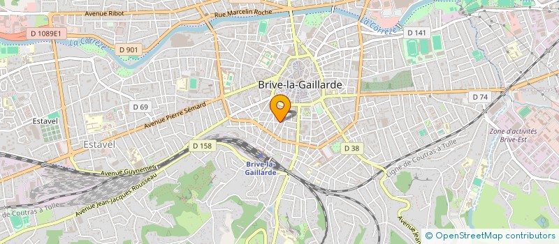 localisation de l'entreprise BARCI  BRIVE-LA-GAILLARDE