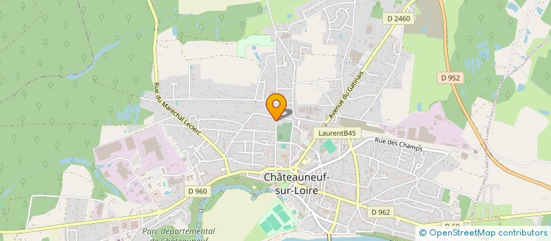 localisation de l'entreprise BARCO  CHATEAUNEUF-SUR-LOIRE
