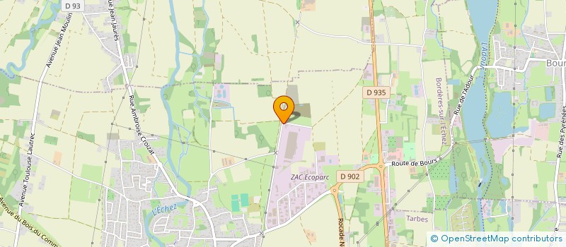 localisation de l'entreprise BARCOS ENERGIE  BORDERES-SUR-L'ECHEZ