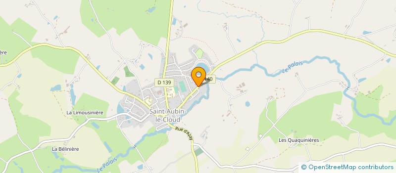 localisation de l'entreprise BARCQ SARL  SAINT-AUBIN-LE-CLOUD