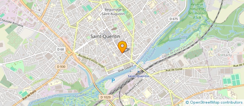 localisation de l'entreprise BARD 62 à SAINT-QUENTIN