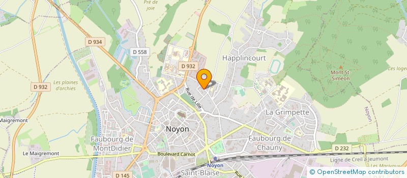 localisation de l'entreprise BARD à NOYON