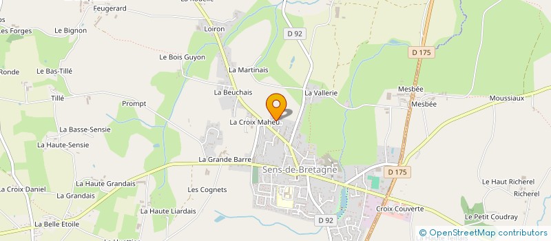 localisation de l'entreprise BARDAGE 35 à GAHARD