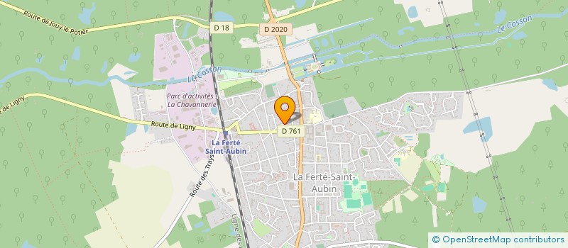 localisation de l'entreprise BARDAGE AC 45  LA FERTE-SAINT-AUBIN