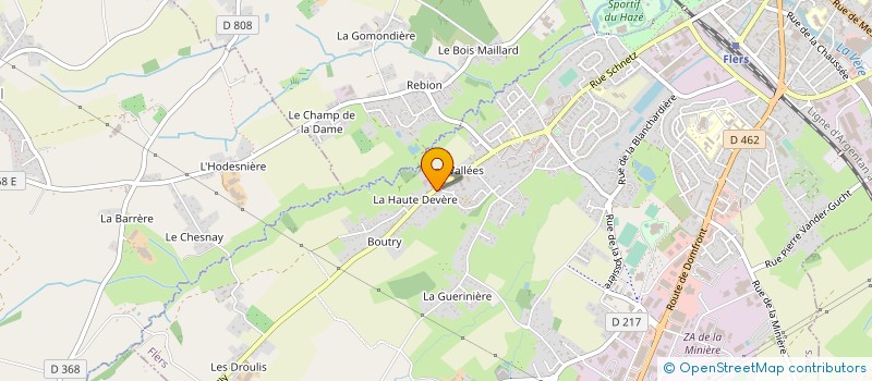 localisation de l'entreprise BARDAGE BATIMENTS INDUSTRIELS SARL à FLERS