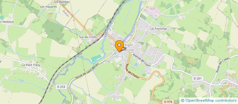 localisation de l'entreprise BARDAGE CONSTRUCTION à SAINT-LEGER-SUR-DHEUNE