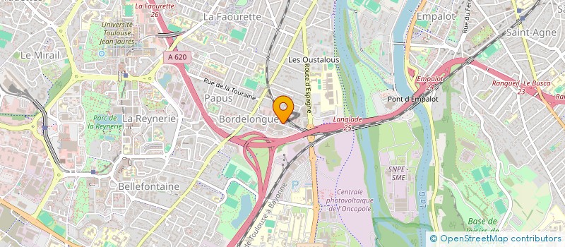 localisation de l'entreprise BARDAGE COUVERTURE ET MISE AUX NORMES INDUSTRIELLES à TOULOUSE