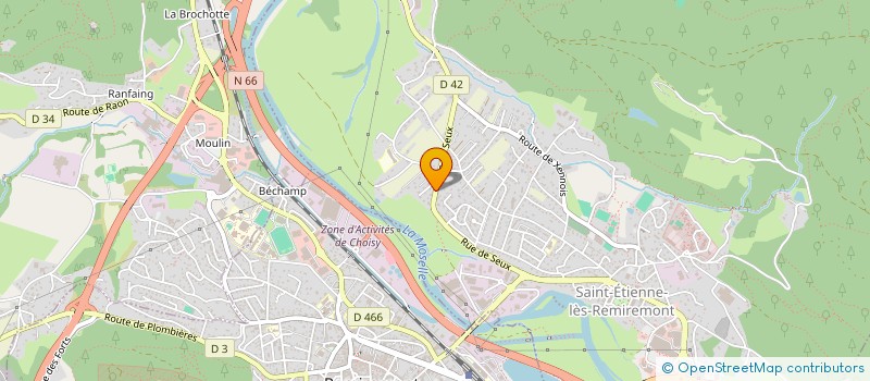 localisation de l'entreprise BARDAGE SOLUTIONS SASU  SAINT-ETIENNE-LES-REMIREMONT