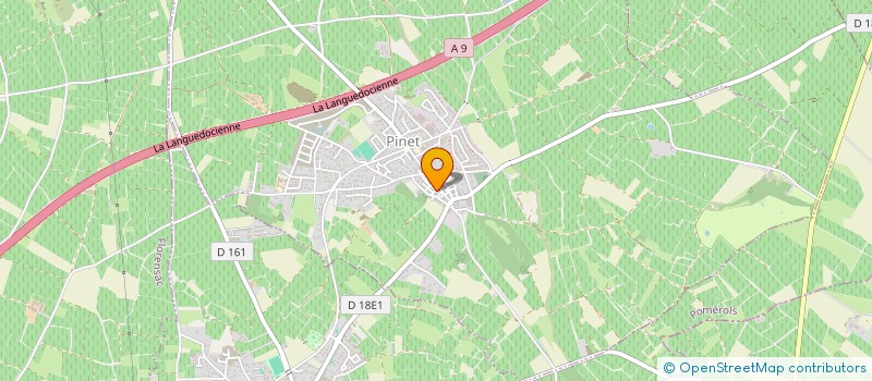 localisation de l'entreprise BARDAJI à PINET