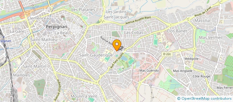localisation de l'entreprise BARDAMU SARL à PERPIGNAN