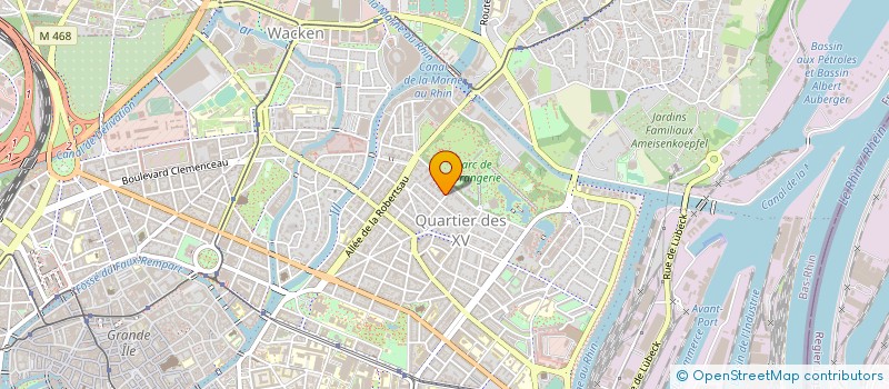localisation de l'entreprise BARDAN INVEST à STRASBOURG